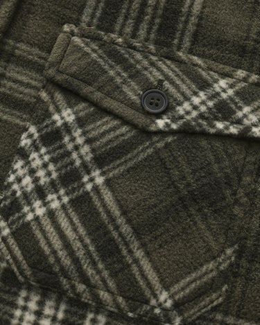 Loden/Black/White Plaid