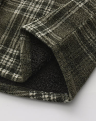 Loden/Black/White Plaid