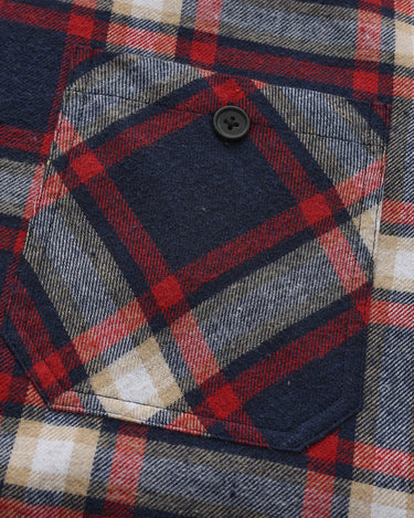 Red Grey White Plaid